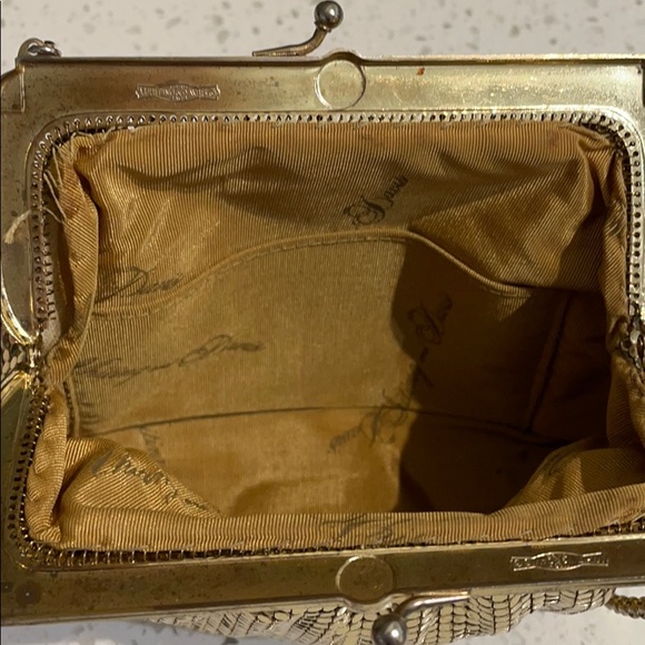 Vintage Whiting & Davis Gold Mesh Bag - Picture 5 of 7